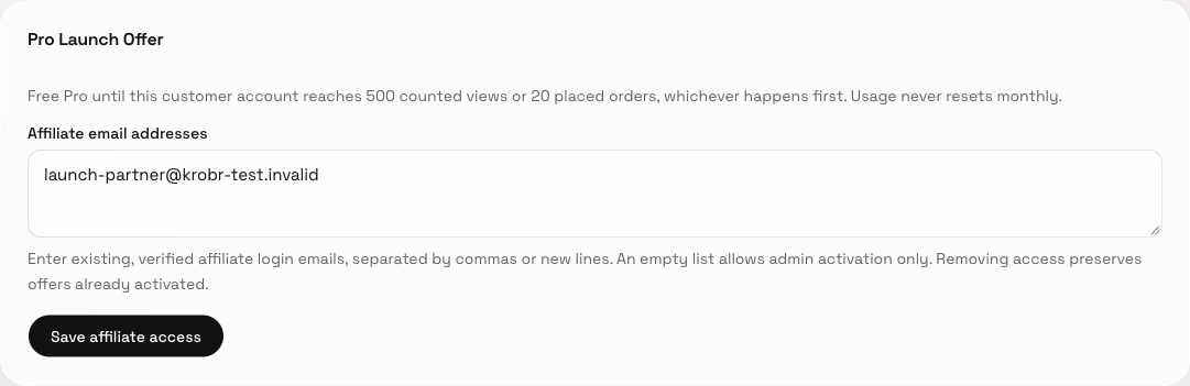 Use the Pro Launch Offer